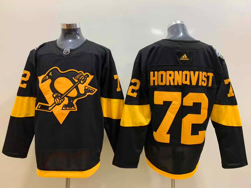 Men's Pittsburgh Penguins Patric Hornqvist #72 Black Jersey